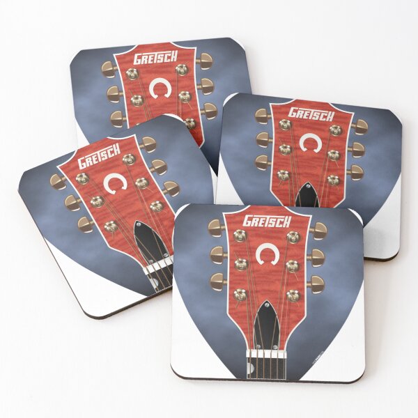 Item preview, GUITAR HEADSTOCK PICK ART - GRETSCH  ATKINS   designed and sold by MeaghaKoch.