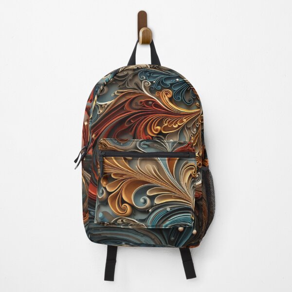 Item preview, Detailed and Abstract design in vibrant colorful swirling pattern. designed and sold by Devilscrib Design.
