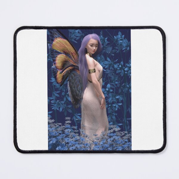 Item preview, Fairy standing standing amid plants and flowers designed and sold by Fantasyart123.
