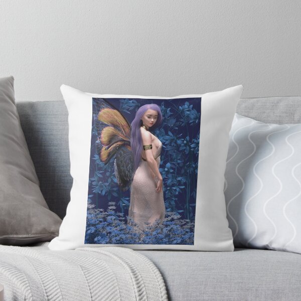 Item preview, Fairy standing standing amid plants and flowers designed and sold by Fantasyart123.
