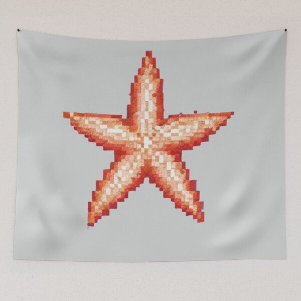 Item preview, Pixel Starfish SeaStar Design Print  designed and sold by randomtdesigns.