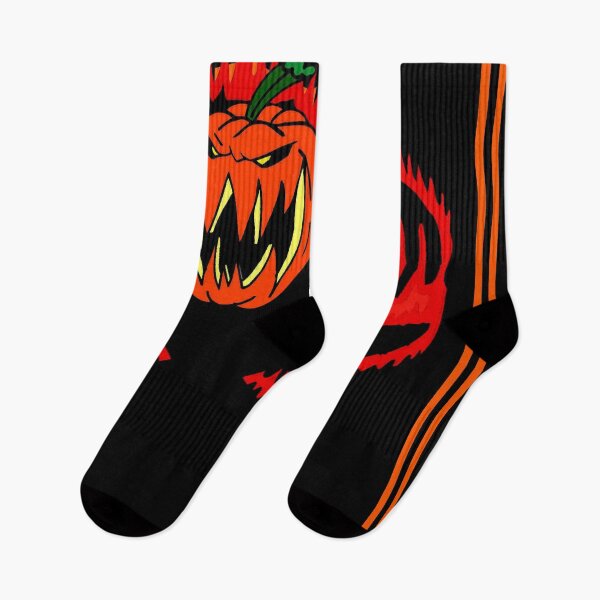 Artikelvorschau, HALLOWEEN: Abstrakter surrealer Kürbis-Weihnachtswerbedruck entworfen und verkauft von posterbobs.