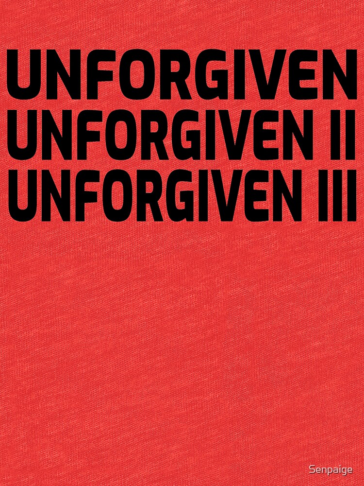 the unforgiven t shirt