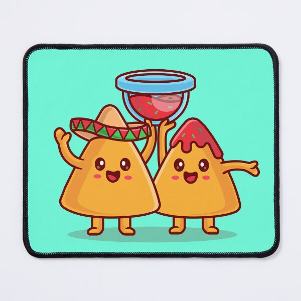 Item preview, Cute Nachos with a Hat and Chili Sauce - Cartoon Vector Icon Illustration designed and sold by hjian8219.