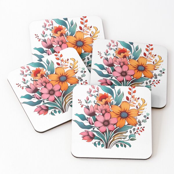 Item preview, Wild Flowers Botanical Flower Nature Colorfull Folk designed and sold by ArtFromBeyond.