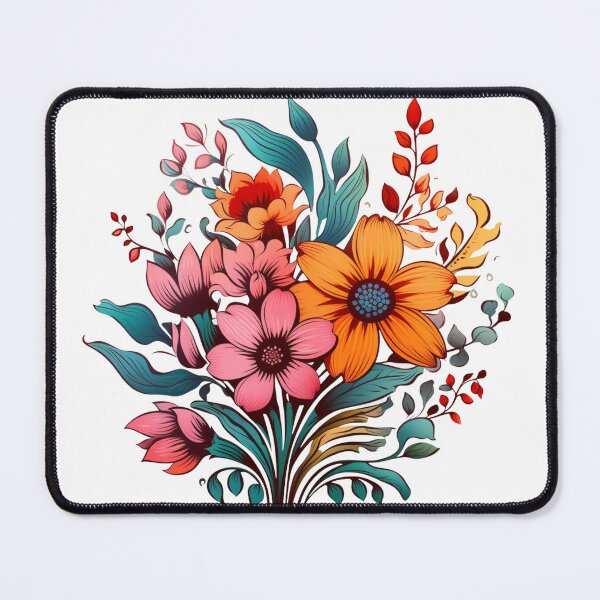 Item preview, Wild Flowers Botanical Flower Nature Colorfull Folk designed and sold by ArtFromBeyond.