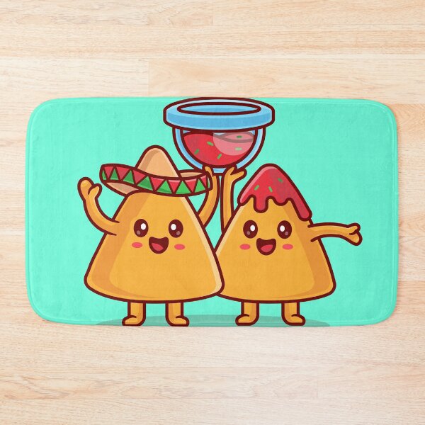 Item preview, Cute Nachos with a Hat and Chili Sauce - Cartoon Vector Icon Illustration designed and sold by hjian8219.