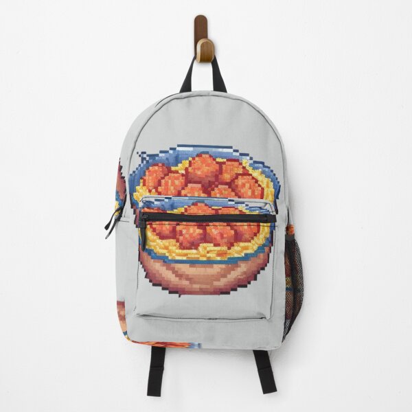 Item preview, Pixel Spaghetti and Meatballs Design Print designed and sold by randomtdesigns.