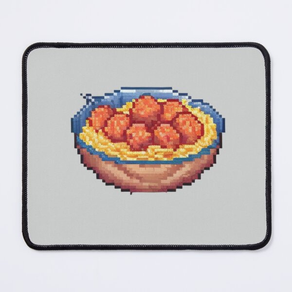 Item preview, Pixel Spaghetti and Meatballs Design Print designed and sold by randomtdesigns.