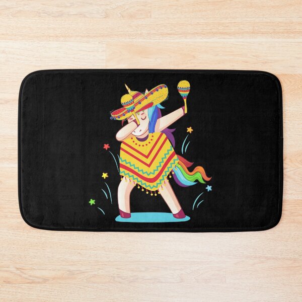 Item preview, Dabbing Unicorn Cinco de Mayo Mexican Sombrero Poncho Fiesta designed and sold by Remixy ⭐⭐⭐⭐⭐.