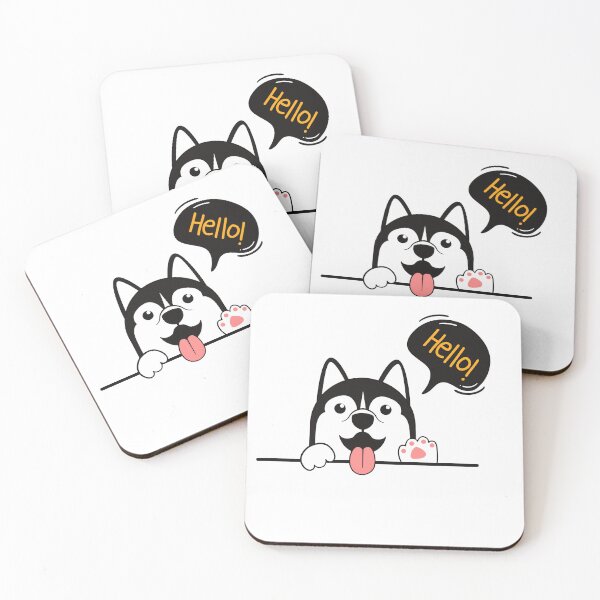 Item preview, dog say hello: dog say hi, cute puppy designed and sold by Wildora Studio.