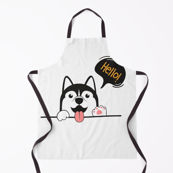 Item preview, dog say hello: dog say hi, cute puppy designed and sold by Wildora Studio.