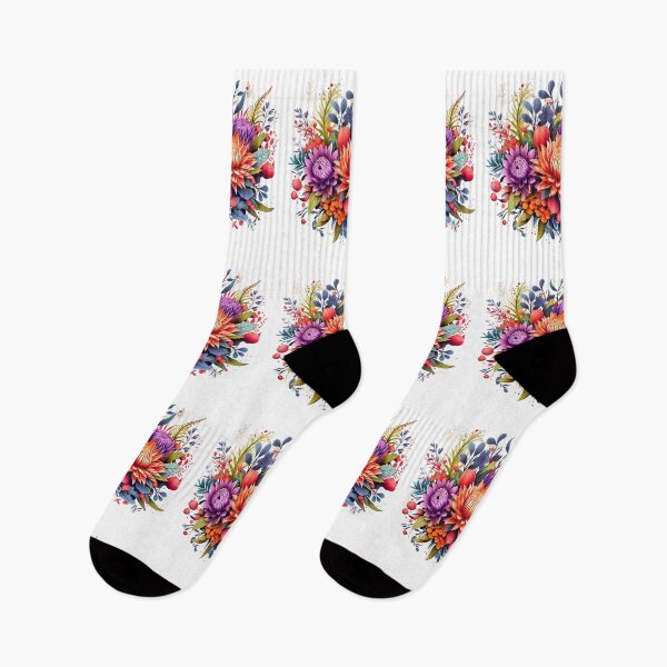 Item preview, Wild Flowers Botanical Flower Nature Colorfull Folk designed and sold by ArtFromBeyond.