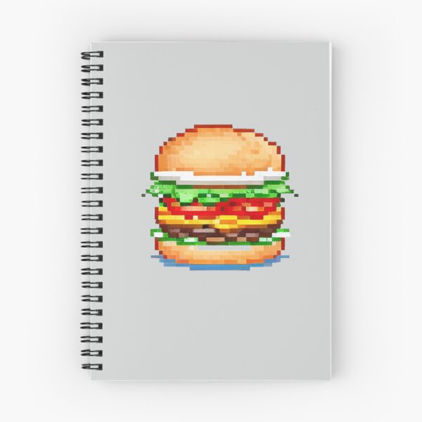 Item preview, Pixel Hamburger Design Print  designed and sold by randomtdesigns.