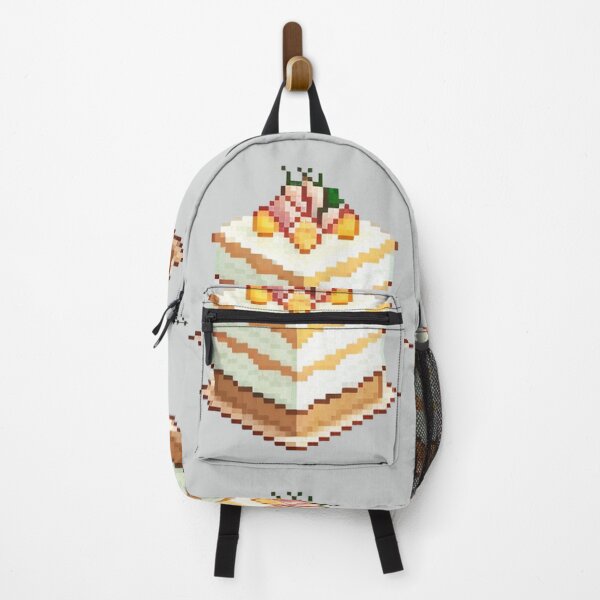 Item preview, Pixel Vanilla Cake Slice Design Print designed and sold by randomtdesigns.