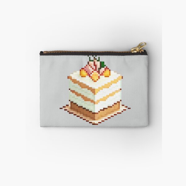 Item preview, Pixel Vanilla Cake Slice Design Print  designed and sold by randomtdesigns.