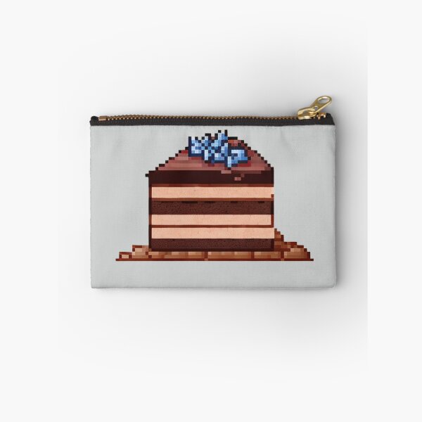 Item preview, Pixel Chocolate Cake Slice Design Print  designed and sold by randomtdesigns.