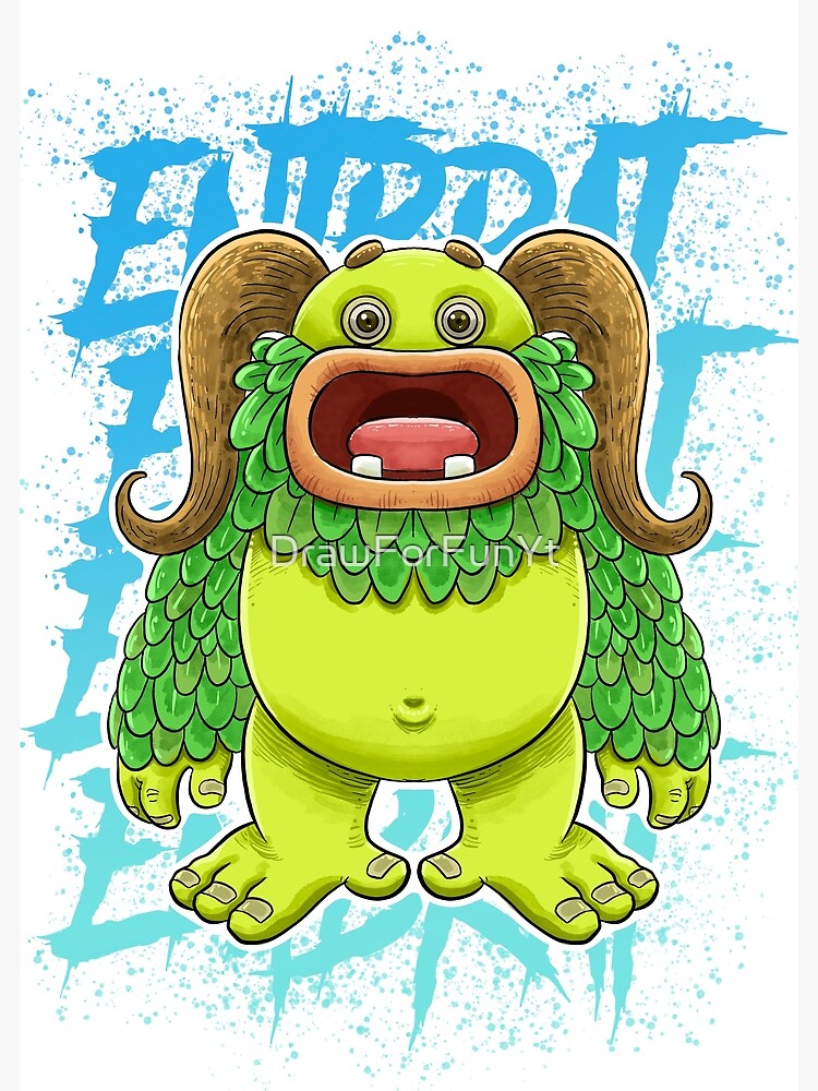 WUBBOX MY SINGGING MONSTERS FAN ART Poster for Sale by DrawForFunYt