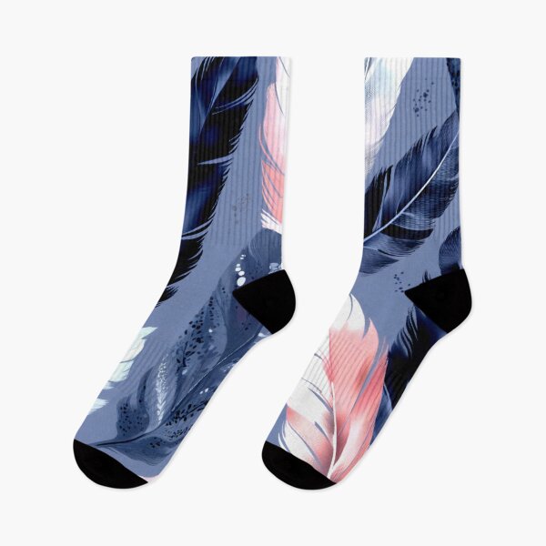 Item preview, Feathers - Royal blue, blush, gray, silver, white 3 designed and sold by Highlandkings.