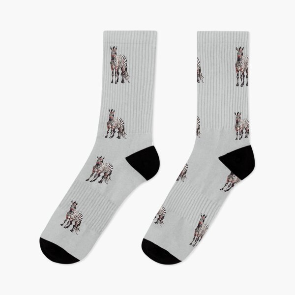 Item preview, Pixel Zebra Design Print  designed and sold by randomtdesigns.