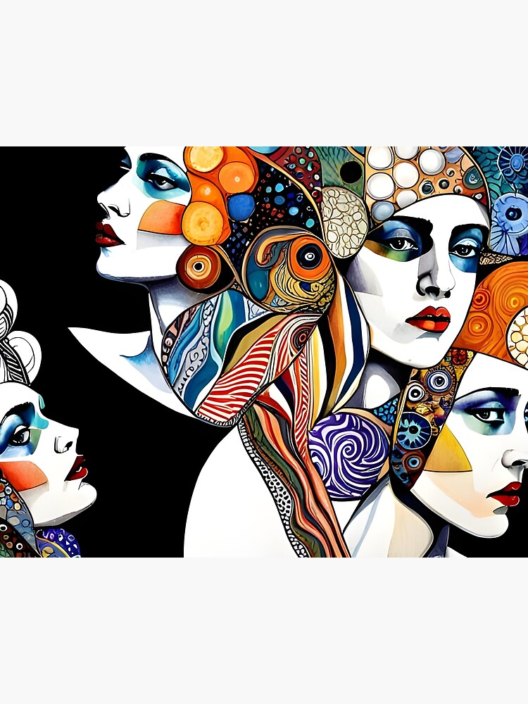 Thumbnail 7 of 7, Framed Art Print, Boho Masks designed and sold by BrooklynPopArts.