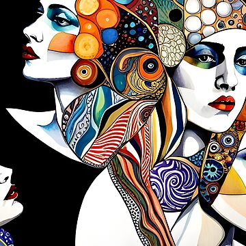 Artwork thumbnail, Boho Masks by BrooklynPopArts