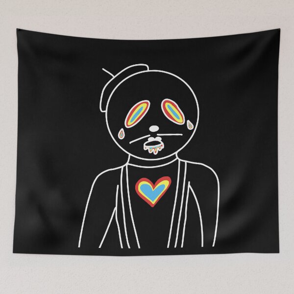 Item preview, Psychedelic Mime Design designed and sold by Boxer-n-co.