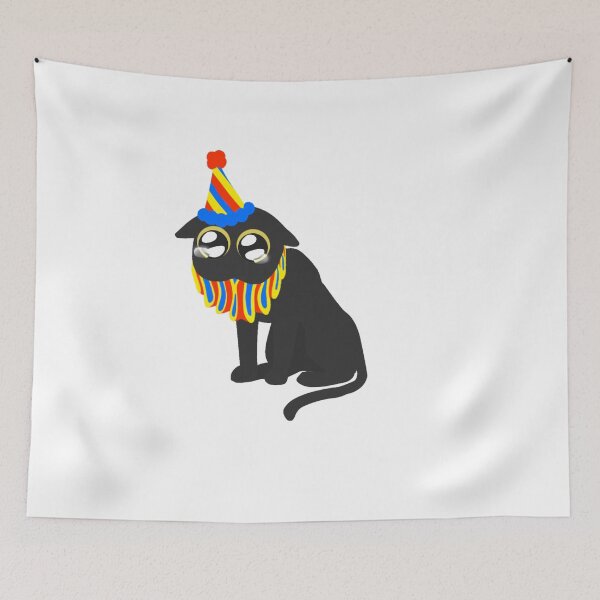 Item preview, Primary Colors Sad Clown Cat designed and sold by McSacks-Shack.