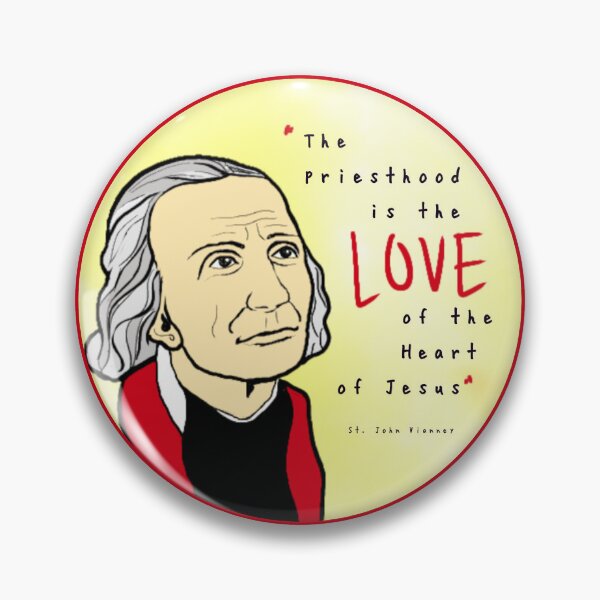 Item preview, St. John Vianney Quote designed and sold by beautyoftruth.