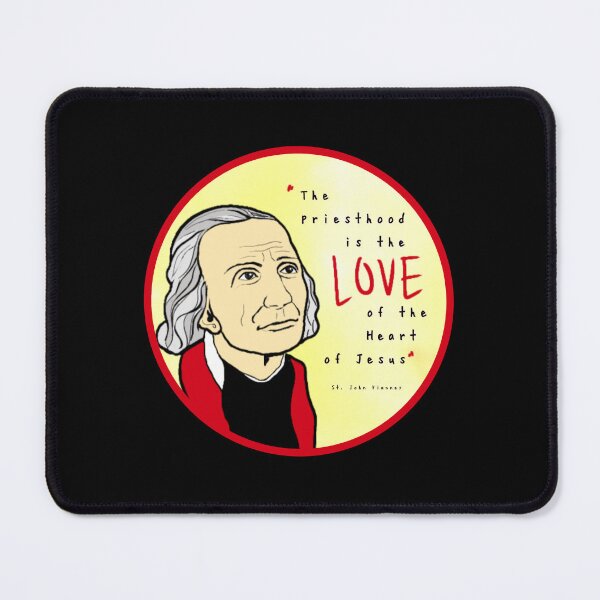Item preview, St. John Vianney Quote designed and sold by beautyoftruth.