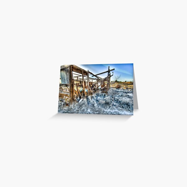 Trailer - not for rent: Salton Sea Beach Greeting Card