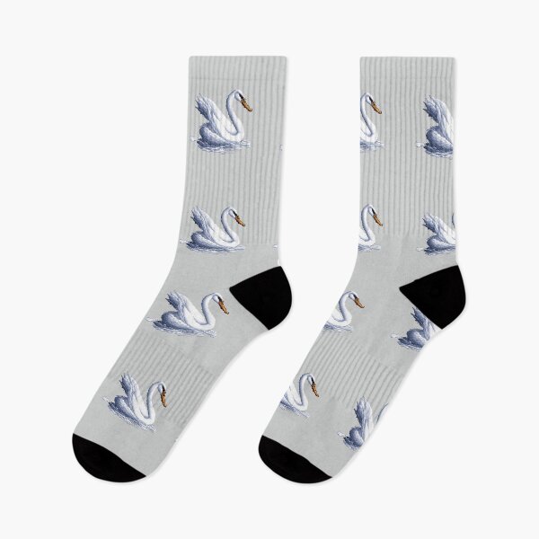 Item preview, Pixel Swan Design Print  designed and sold by randomtdesigns.