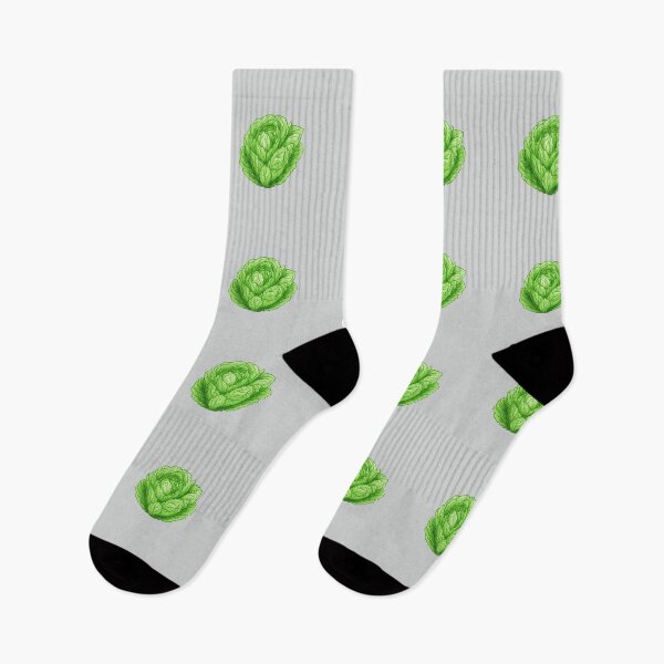 Item preview, Pixel Cabbage Lettuce Design Print  designed and sold by randomtdesigns.