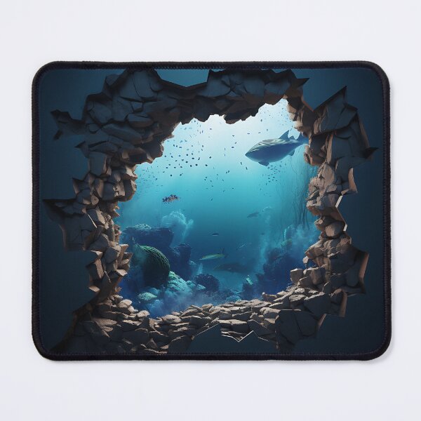 Item preview, Hole in the Wall to Another World Painting | A Dreamlike and Surreal Way to Add a Touch of Magic to Your Home designed and sold by samuelpinzon.