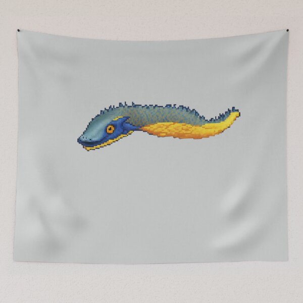 Item preview, Pixel Moray Eel Design Print  designed and sold by randomtdesigns.