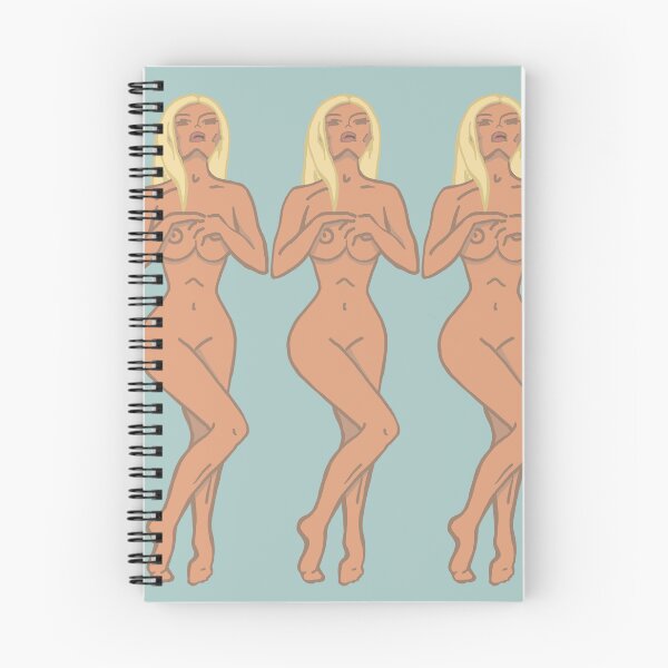 Item preview, Standing Nudie, Nude Woman, Pin Up, Blonde, Blonde Pin Up designed and sold by Clancy Rodgers.