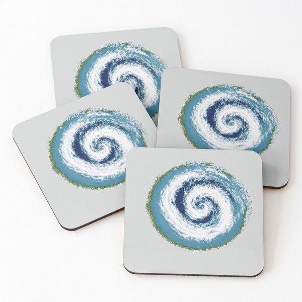Item preview, Pixel Satellite Hurricane Design Print  designed and sold by randomtdesigns.