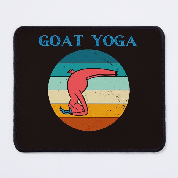 Item preview, Funny Goat Yoga Posing Zen Yoga Class Asanas Headstand designed and sold by MagicSD Designs.