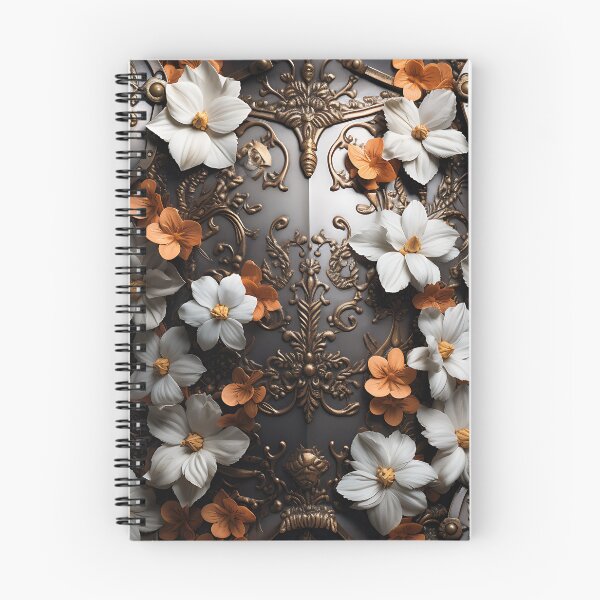 Item preview, Medieval Silver Armor with Orange Flowers designed and sold by samuelpinzon.
