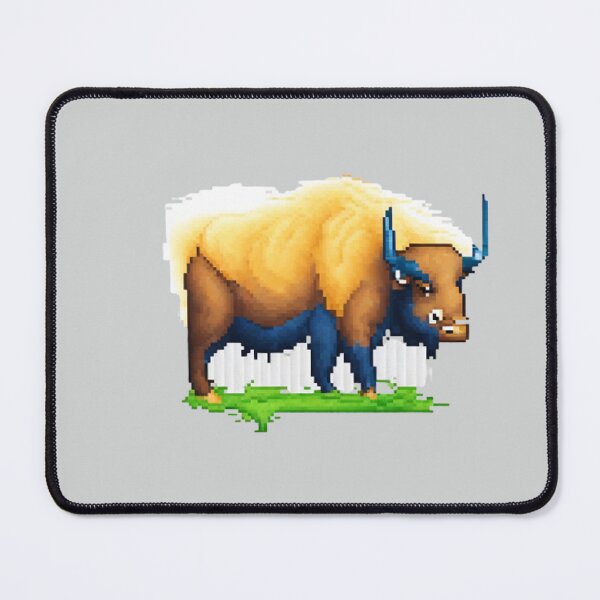 Item preview, Pixel Water Buffalo Design Print  designed and sold by randomtdesigns.