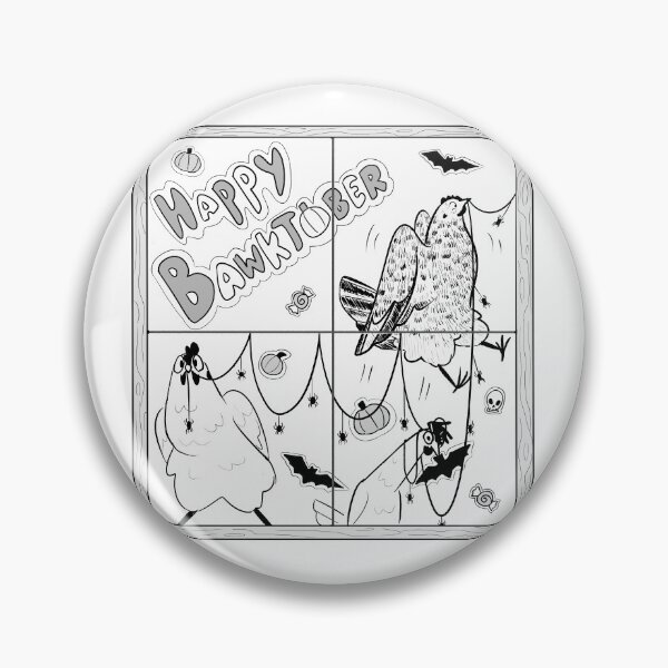Item preview, BAWKtober Window Decorations designed and sold by MakennaMadeThis.