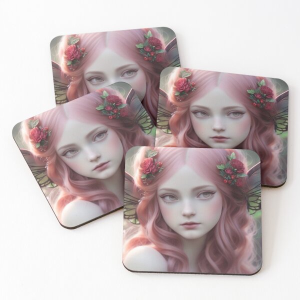 Item preview, Wary Tales Pink Butterfly Fairy designed and sold by WaryTales.