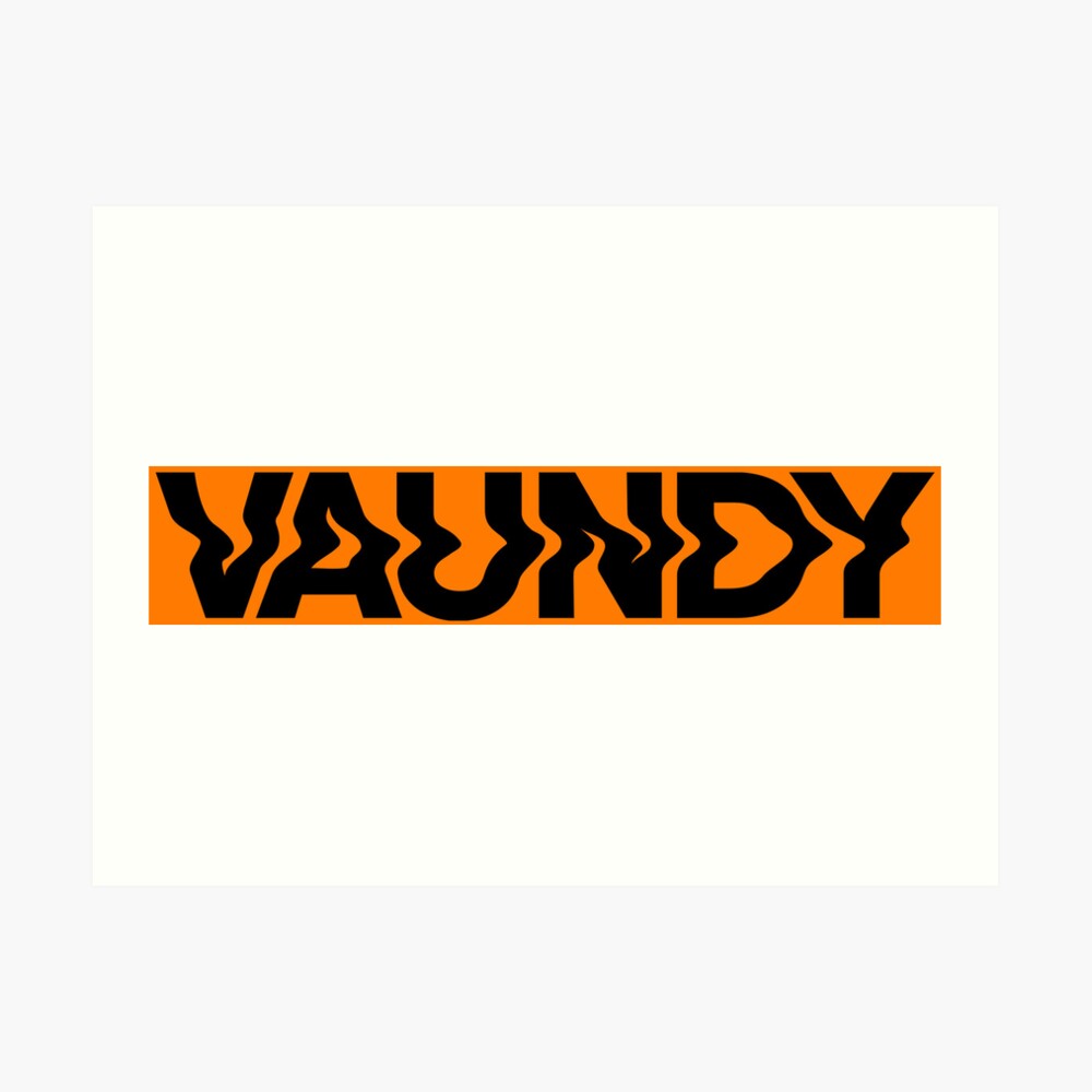 Vaundy Logo (orange bg)