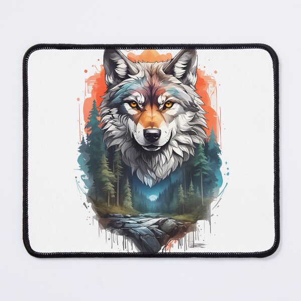 Item preview, Wolf Spirit over looking Forest designed and sold by WLHmedia.com .