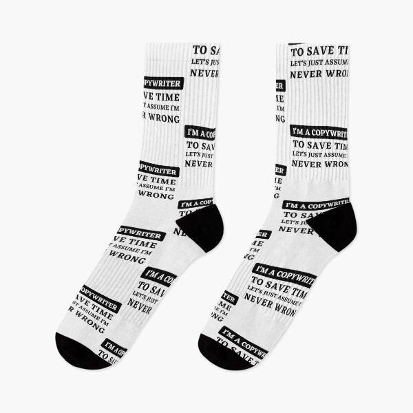 Item preview, Confident Copywriter: "Never Wrong" Statement Design designed and sold by Motive Union.