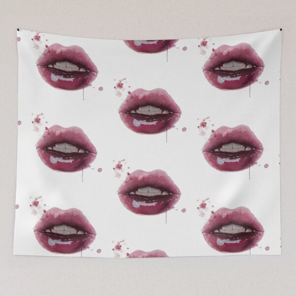 Item preview, Lips in watercolor. designed and sold by ArtbySvetik.