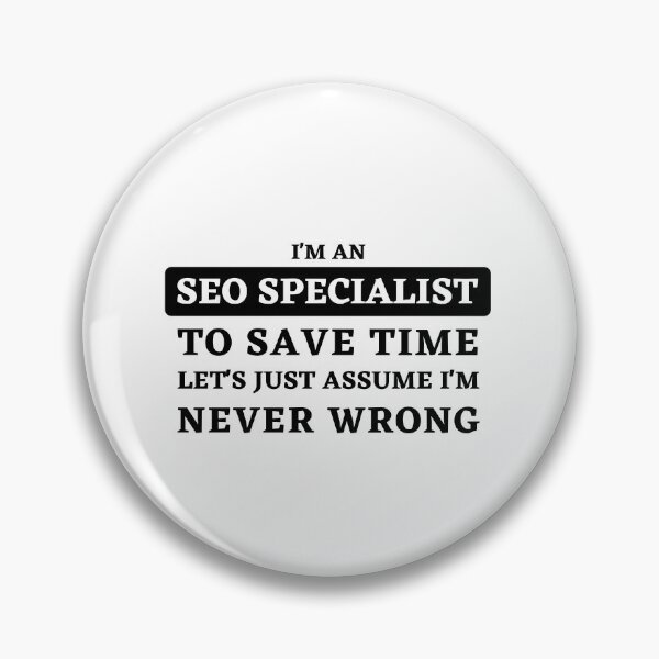 Item preview, Confident SEO: "Never Wrong" Statement Design designed and sold by Motive Union.