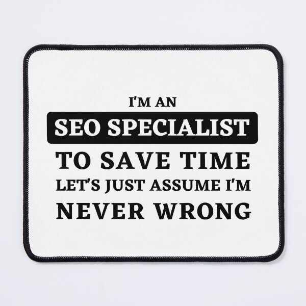 Item preview, Confident SEO: "Never Wrong" Statement Design designed and sold by Motive Union.