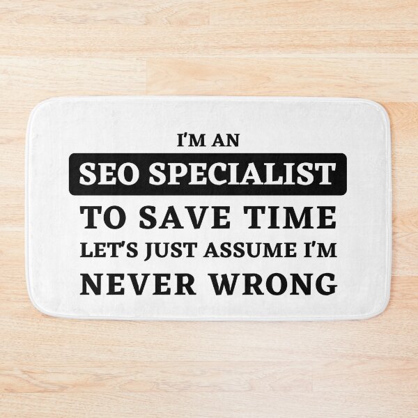 Item preview, Confident SEO: "Never Wrong" Statement Design designed and sold by Motive Union.