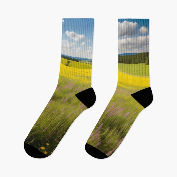 Artikelvorschau, Sommerlandschaft Blumenwiese Landschaft entworfen und verkauft von Zeph1.